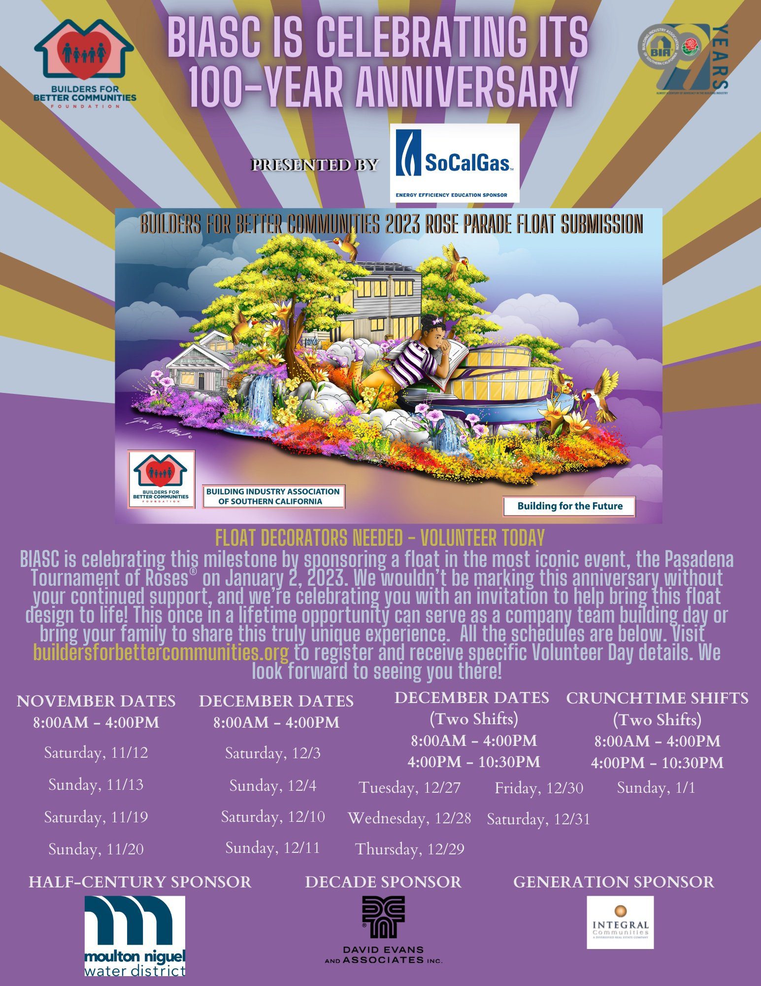 Rose Parade Float Flyer_Call for Volunteers_FINAL - 1